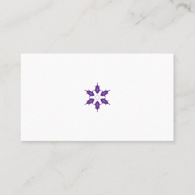 Design Beruflicher Visitenkarten Visitenkarte (Vorderseite)