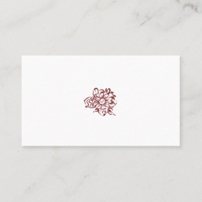 Design Beruflicher Visitenkarten Visitenkarte (Vorderseite)