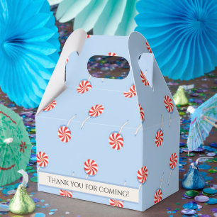 Design-Box für Red & White Lollipop Muster Geschenkschachtel