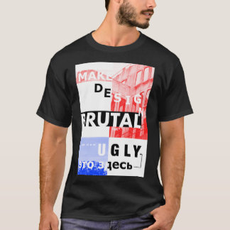 Design Brutalist wieder herstellen T-Shirt