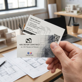 Design-Build-Unternehmen Geschäft | White Sketch Visitenkarte