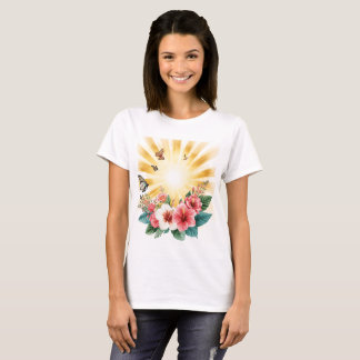 [Design] Camiseta Feminina Cristã Brasil Presente  T-Shirt
