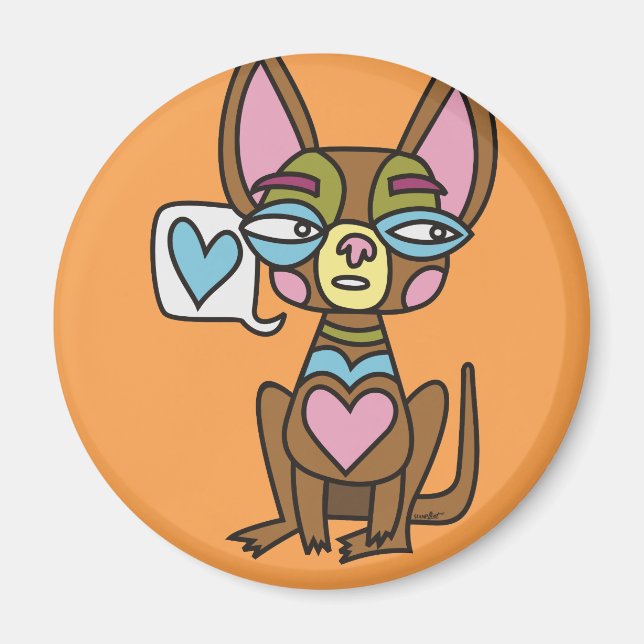 Design Chiwawa Magnet (Vorne)