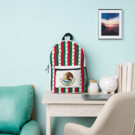 Design Coat of Arms (mexikanische Flagge) Bedruckter Rucksack