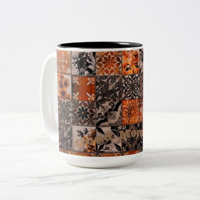 Design Coffee Mugs Zweifarbige Tasse (Vorderseite Links)