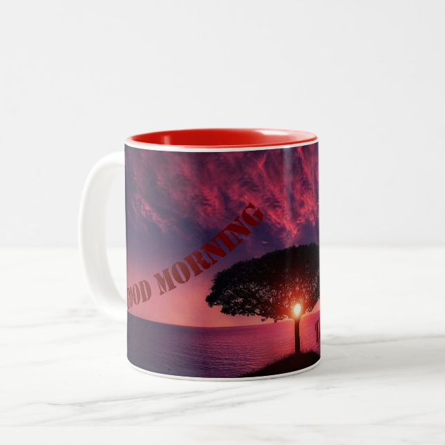 Design Coffee Mugs Zweifarbige Tasse (Vorderseite Links)