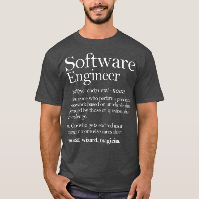 Design-Computer für die Softwareentwicklung T-Shirt (Vorderseite)