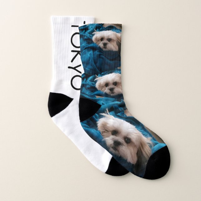 Design Create Style Custom Mens Ladies Socks Socken (Paar)