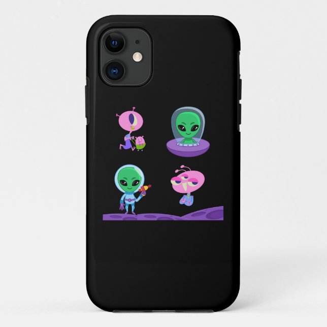 Design der 3D-Alien Case-Mate iPhone Hülle (Rückseite)