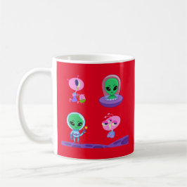 Design der 3D-Alien Kaffeetasse