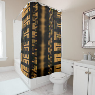 Design der afrikanischen Muscheldusche Duschvorhang
