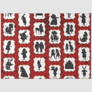Design der Alice im Wunderland 3 Seidenpapier