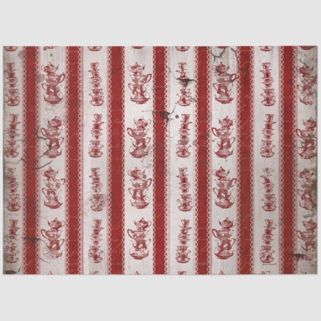 Design der Alice im Wunderland 7 Seidenpapier (Vorderseite)