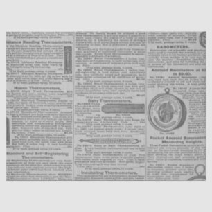 Design der antiken Papierreihe Ephemera 21 Seidenpapier