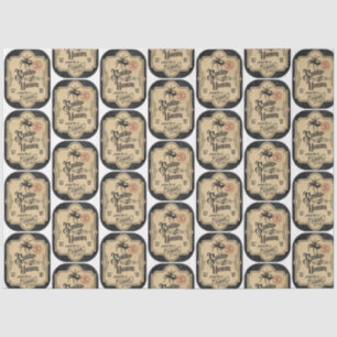 Design der Apotheke- und Polieretiketten 9 Seidenpapier