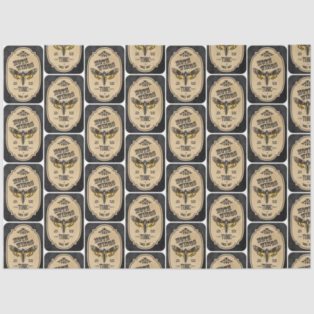 Design der Apotheke- und Polierreihe 7 Seidenpapier (Vorderseite)