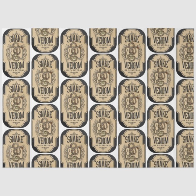 Design der Apotheke- und Potionsreihe 12 Seidenpapier (Vorderseite)