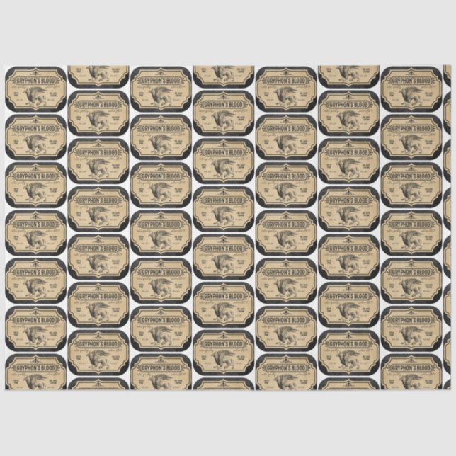 Design der Apotheke- und Potionsreihe 14 Seidenpapier (Vorderseite)