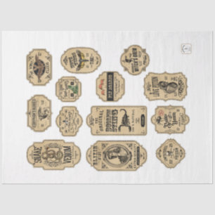 Design der Apotheke- und Potionsreihe 19 Seidenpapier