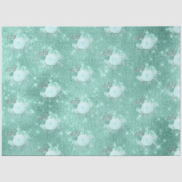 Design der Aqua- und Silver-Serie 13 Seidenpapier