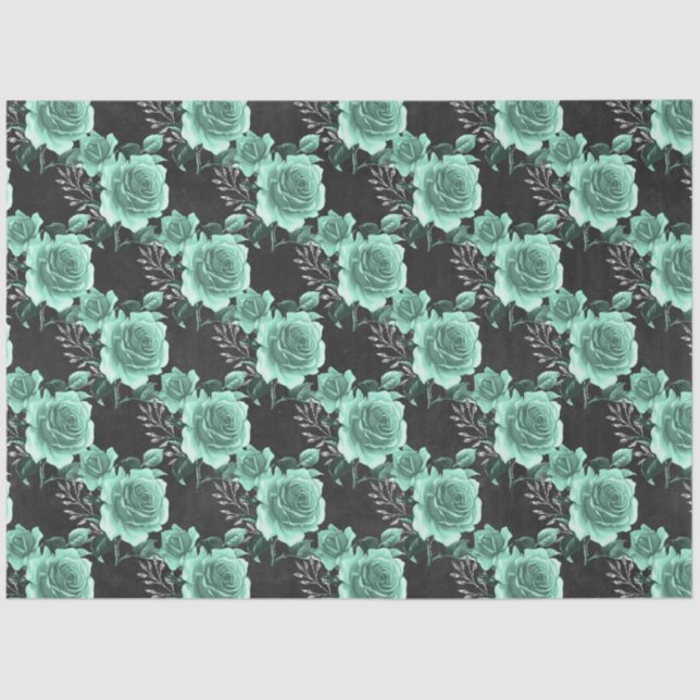 Design der Aqua- und Silver-Serie 17 Seidenpapier (Vorderseite)