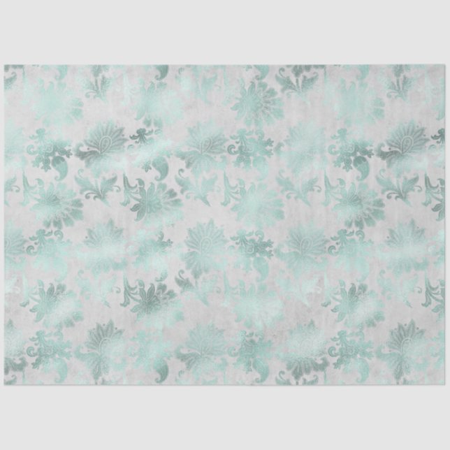 Design der Aqua- und Silver-Serie 18 Seidenpapier (Vorderseite)