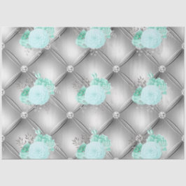 Design der Aqua- und Silver-Serie 2 Seidenpapier