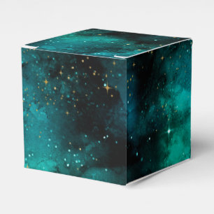 Design der Aquamarinen Galaxy-Serie 1 Geschenkschachtel