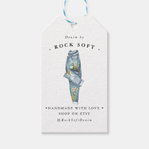 Design der Aquarellfarben Business Hang Tag Geschenkanhänger