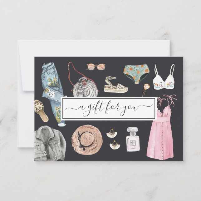 Design der Aquarellfarben | Geschenkgutschein (Vorderseite)