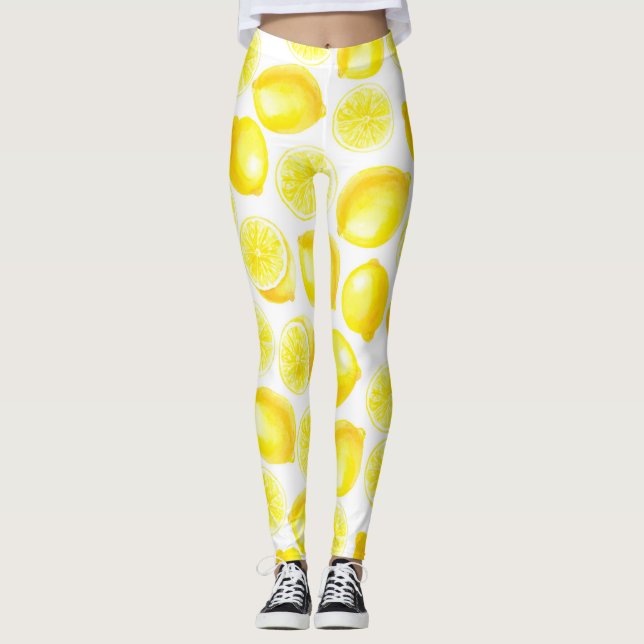 Design der Aquarellfarben Leggings (Vorderseite)