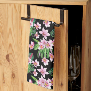 Design der Aquarellorchideen 27 Geschirrtuch