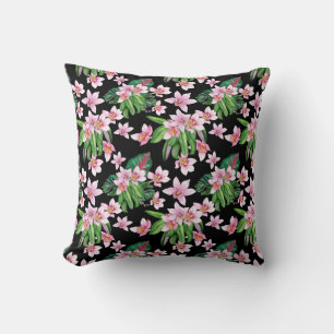 Design der Aquarellorchideen 27 Kissen