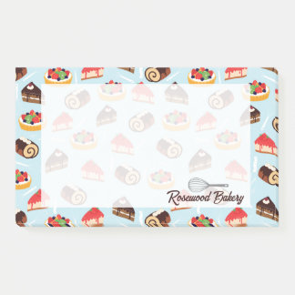 Design der Bäckerei Post-it Klebezettel