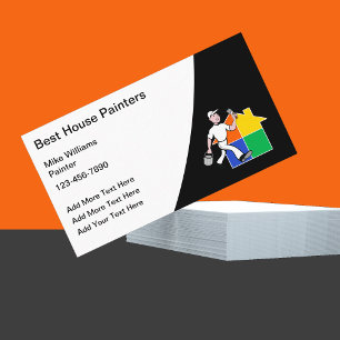 Design der Best House Painter Business Card Visitenkarte
