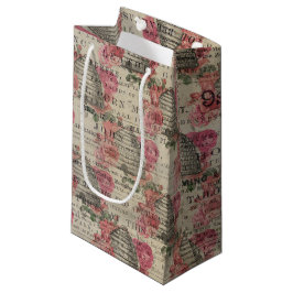 Design der Bienenreihe Burgund Dreizehn Kleine Geschenktüte