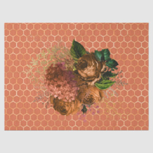 Design der Bienenreihe Holz 69 Seidenpapier