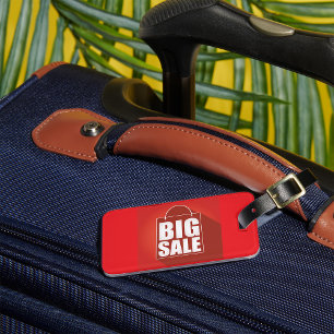 Design der Big Sale Red Retail Bag Gepäckanhänger