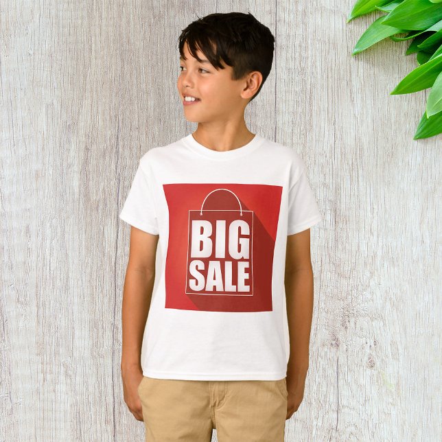 Design der Big Sale Red Retail Bag T-Shirt (Von Creator hochgeladen)