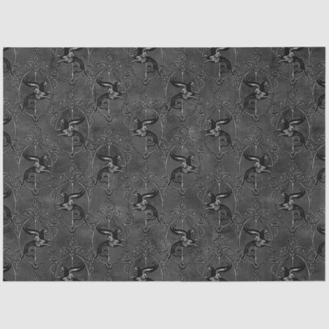 Design der Black and Gold Circus Serie 14 Seidenpapier (Vorderseite)