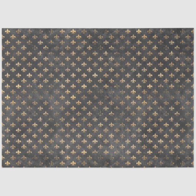 Design der Black and Gold Circus Serie 16 Seidenpapier (Vorderseite)