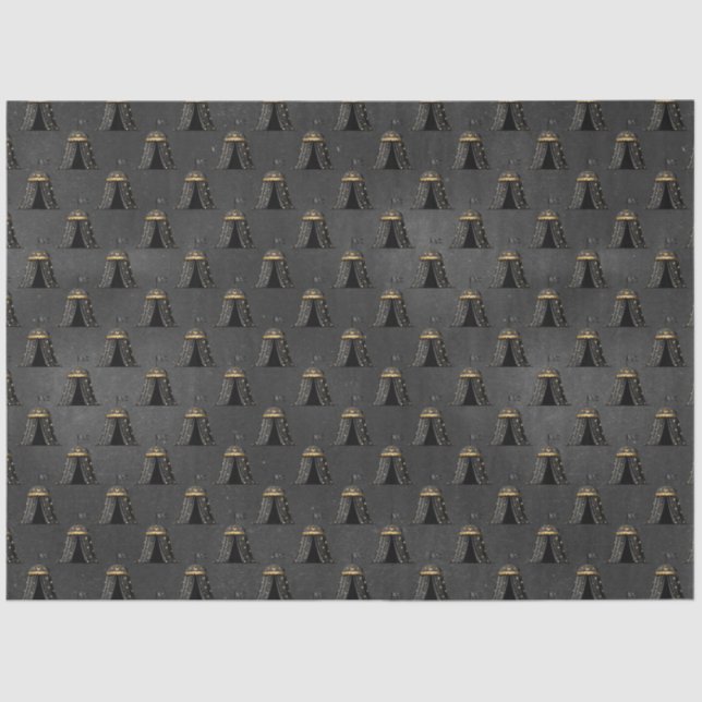 Design der Black and Gold Circus Serie 1 Seidenpapier (Vorderseite)