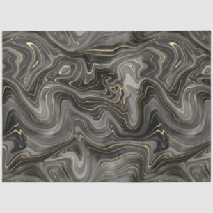 Design der Black and Gold Strata Serie 15 Seidenpapier