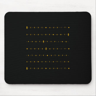 Design der Black Orange Protovate Services Mousepad