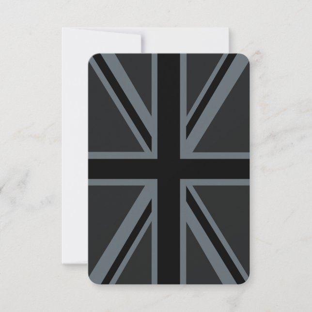 Design der Black Union Jack Flag (Vorderseite)