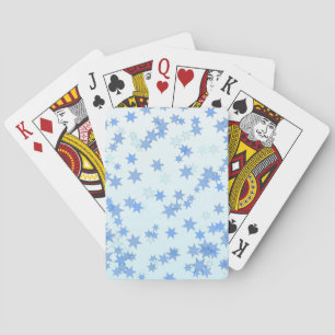 Design der Blauen Sterne Spielkarten