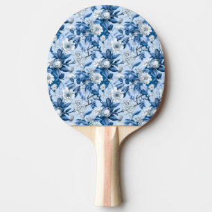 Design der Blue and White Chinoserie Series 3 Tischtennis Schläger