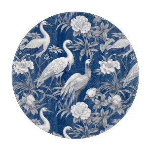 Design der Blue and White Chinoserie Series 7 Schneidebrett