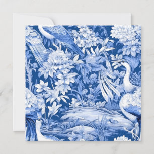 Design der Blue and White Chinoserie Series 8