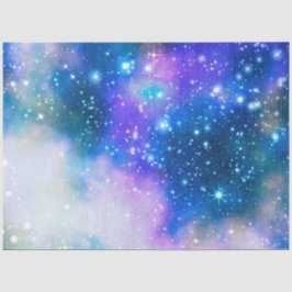 Design der Blue Galaxy Serie 3 Seidenpapier